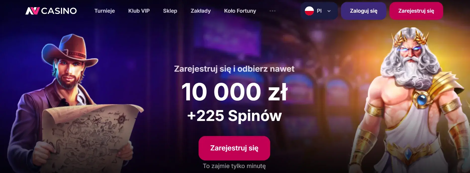 Strona gł&oacute;wna NV Casino